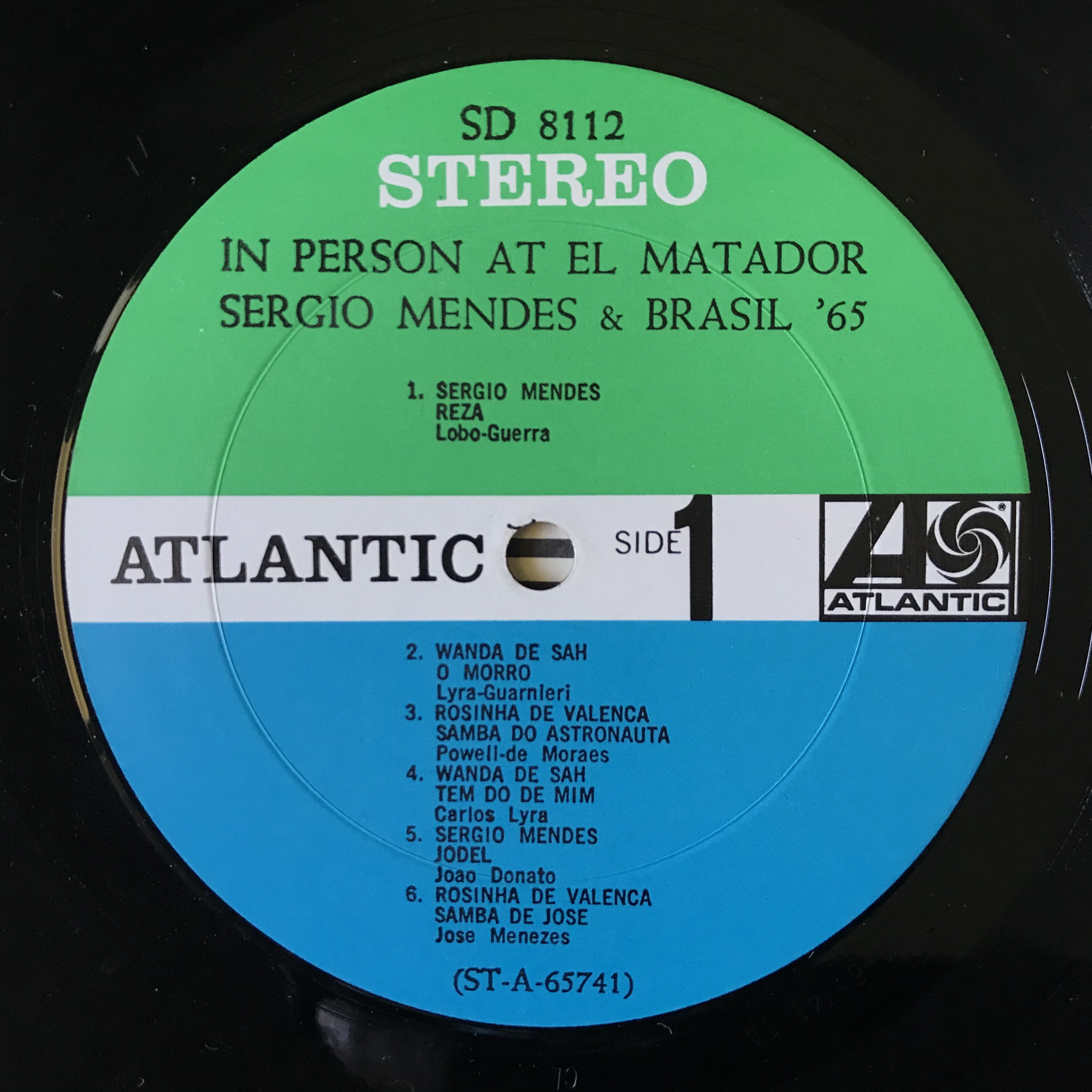 In Person At El Matador // Sergio Mendes & Brasil '65 ( Atlantic